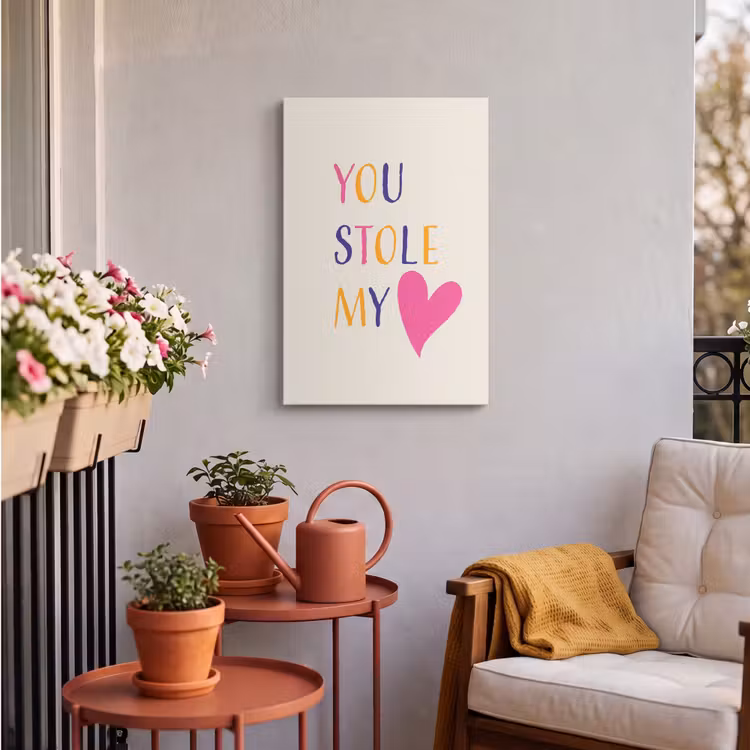 Buiten canvas - Hart - Valentijn - Tekst — 3