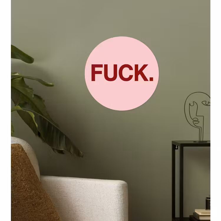 Behangcirkel - Statement - Krachtig - Roze — 3