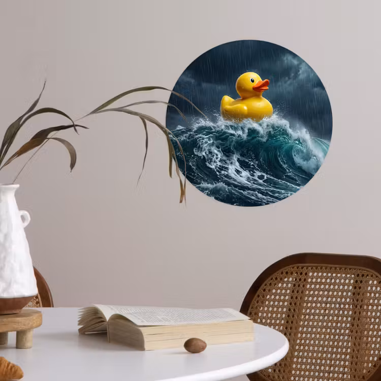 Behangcirkel - Storm - Badeend - Golven — 4