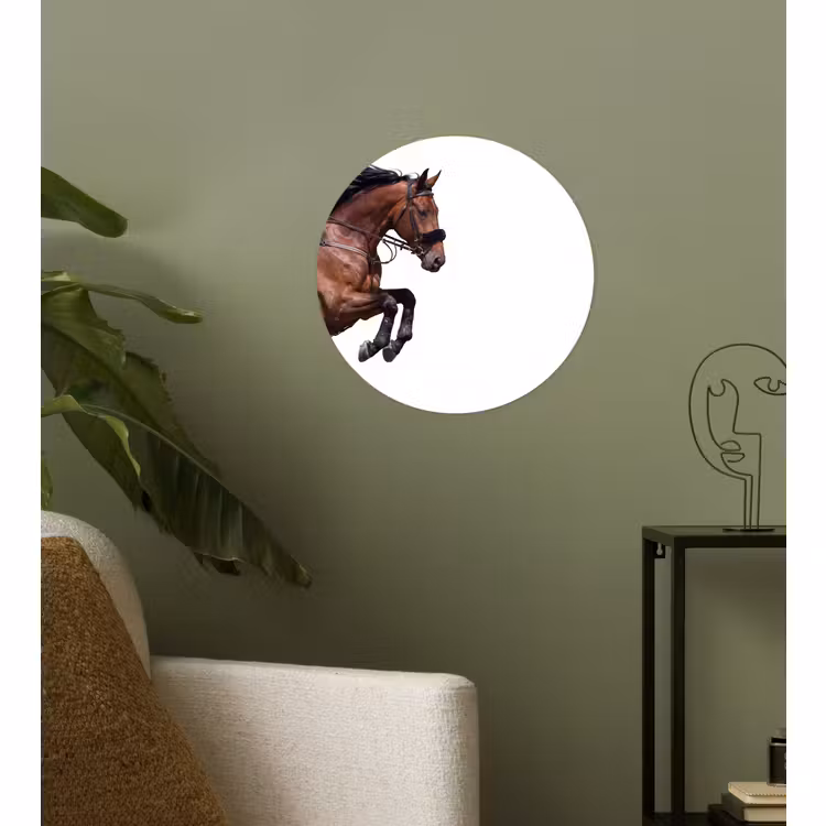 Behangcirkel - Paard - Springen - Modern — 3