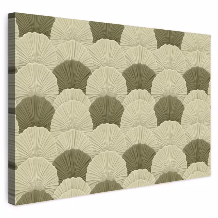 Buiten canvas - Bladeren - Structuur - Groen — 1