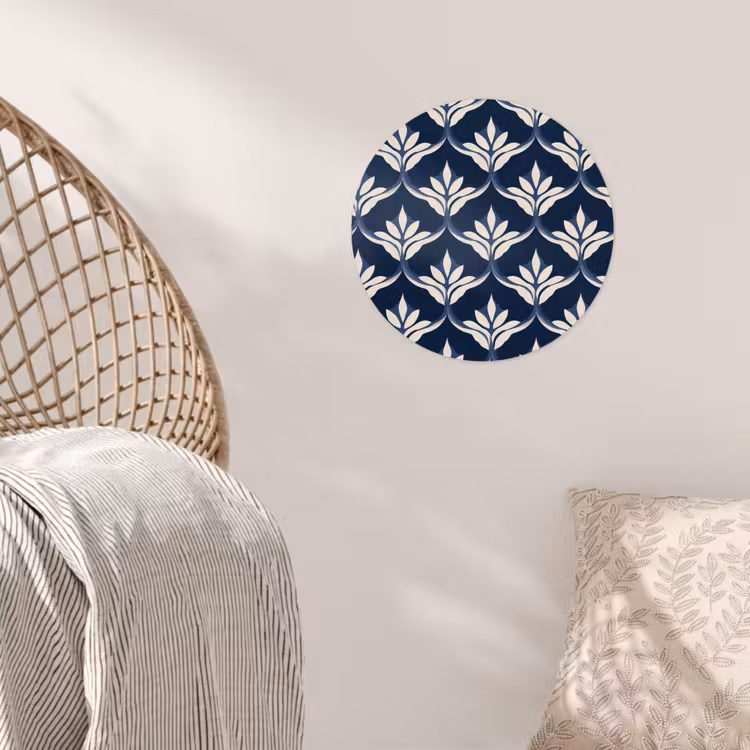Behangcirkel - Modern - Ontwerp - Blauw — 5