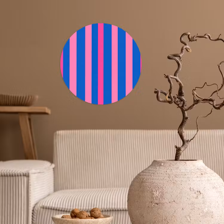 Behangcirkel - Modern - Optisch - Roze — 2