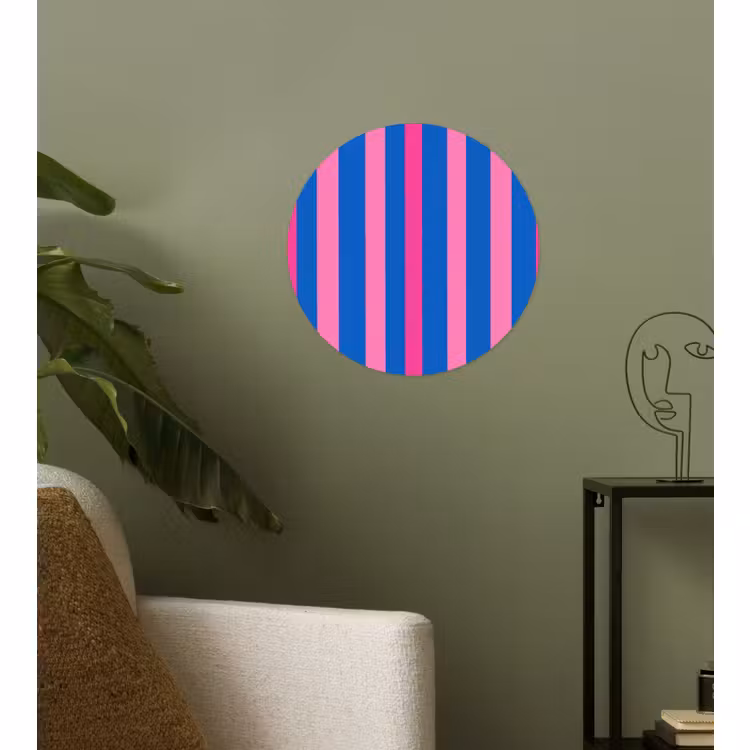 Behangcirkel - Modern - Optisch - Roze — 3