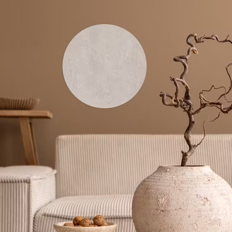 Behangcirkel - Textuur - Effen - Abstract - Beige — 2