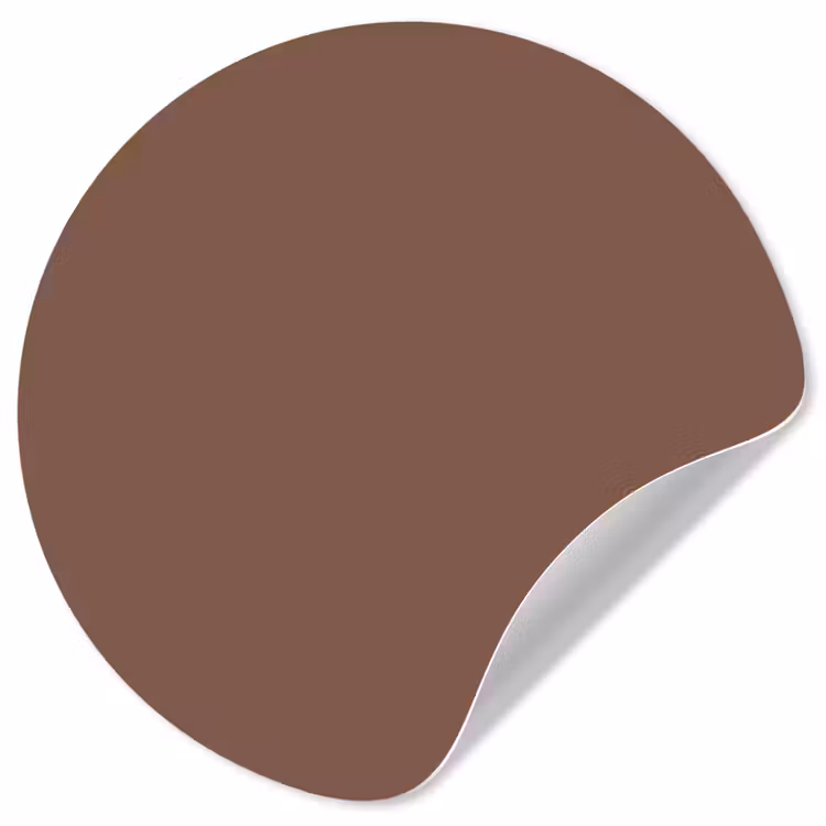 Behangcirkel - Muted - Chestnut - Bruin — 1