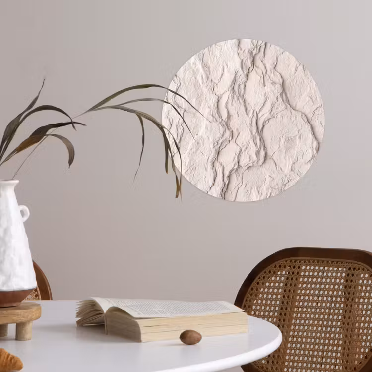 Behangcirkel - Rots - Structuur - Natuur - Beige - Abstract — 4