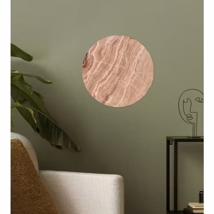 Behangcirkel - Textuur - Golvend - Abstract - Warm - Bruin — 3