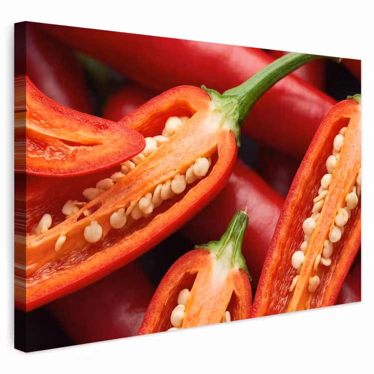 Buiten canvas - Chilipeper - Open - Rood — 1