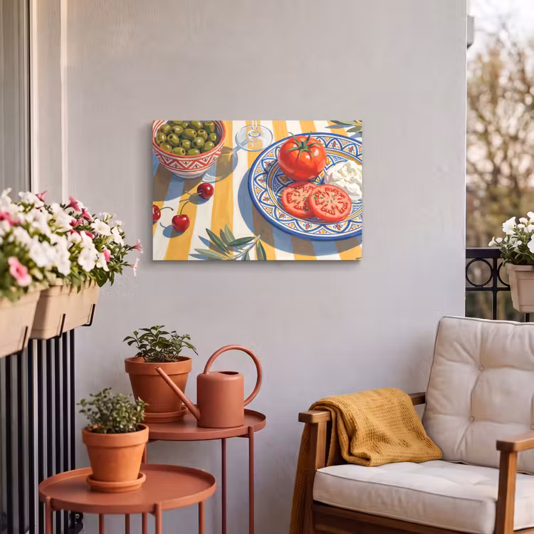 Buiten canvas - Fruit - Groenten - Kunst — 3