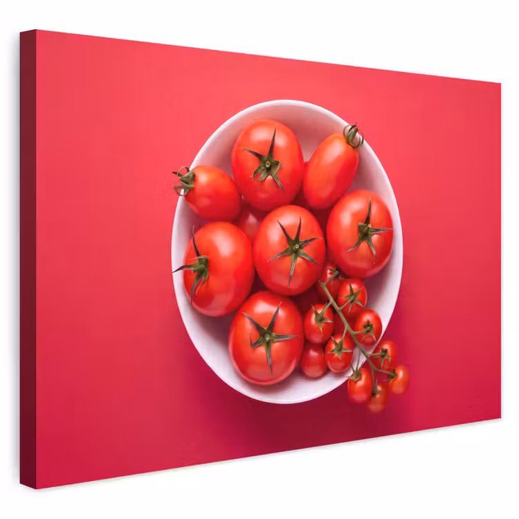 Buiten canvas - Eten - Kom - Rood — 1
