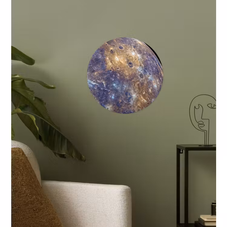 Behangcirkel - Planeet - Kraters - Ruimte — 3