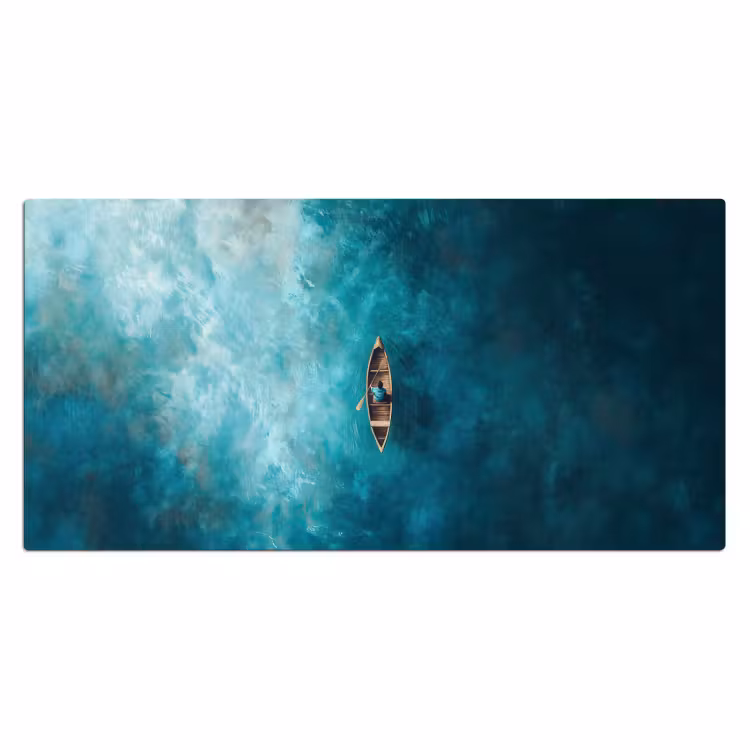 Bureau onderlegger - Bootje - Water - Blauw — 1