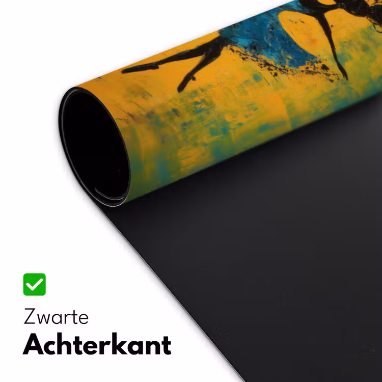Bureau onderlegger - Dansen - Vrouwen - Verfstructuur — 4