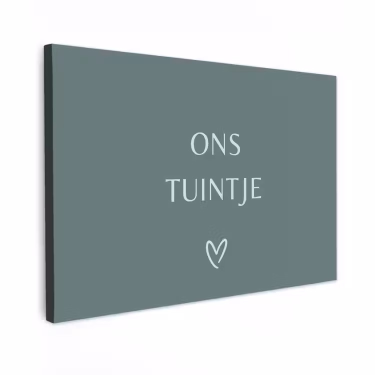 Buiten canvas - Ons tuintje — 1