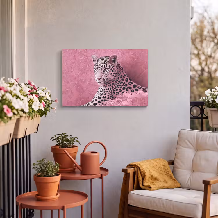 Buiten canvas - Panter - Luxe - Roze — 3