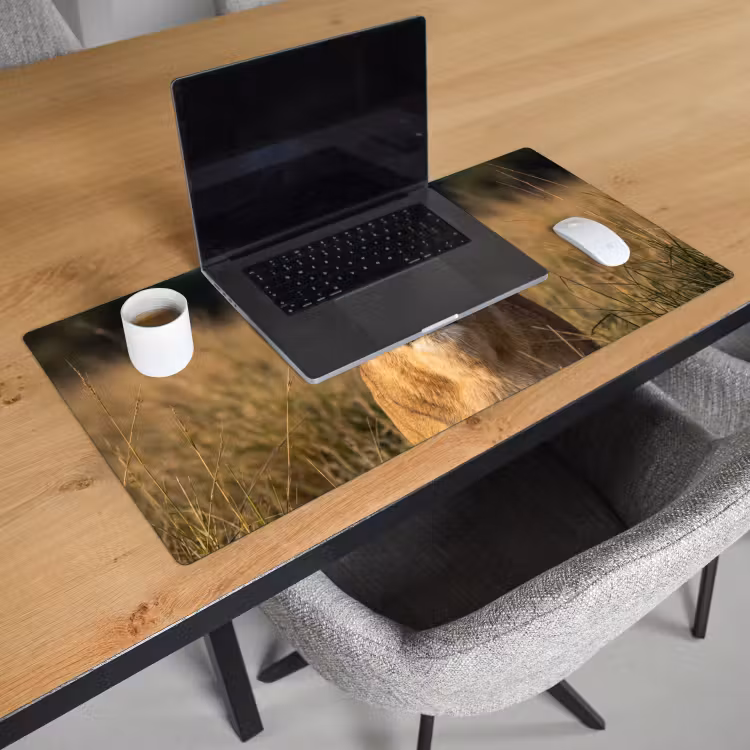 Bureau onderlegger - Leeuwin - Gras - Geel — 3