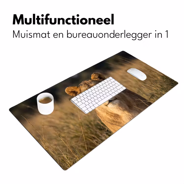 Bureau onderlegger - Leeuwin - Gras - Geel — 7
