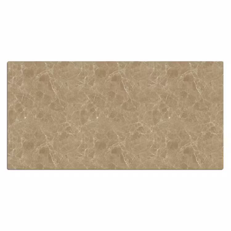 Bureau onderlegger - Beige - Marmer - Witte aders — 2