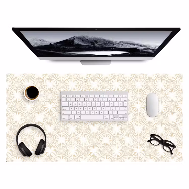 Bureau onderlegger - Abstract - Motief - Beige — 4