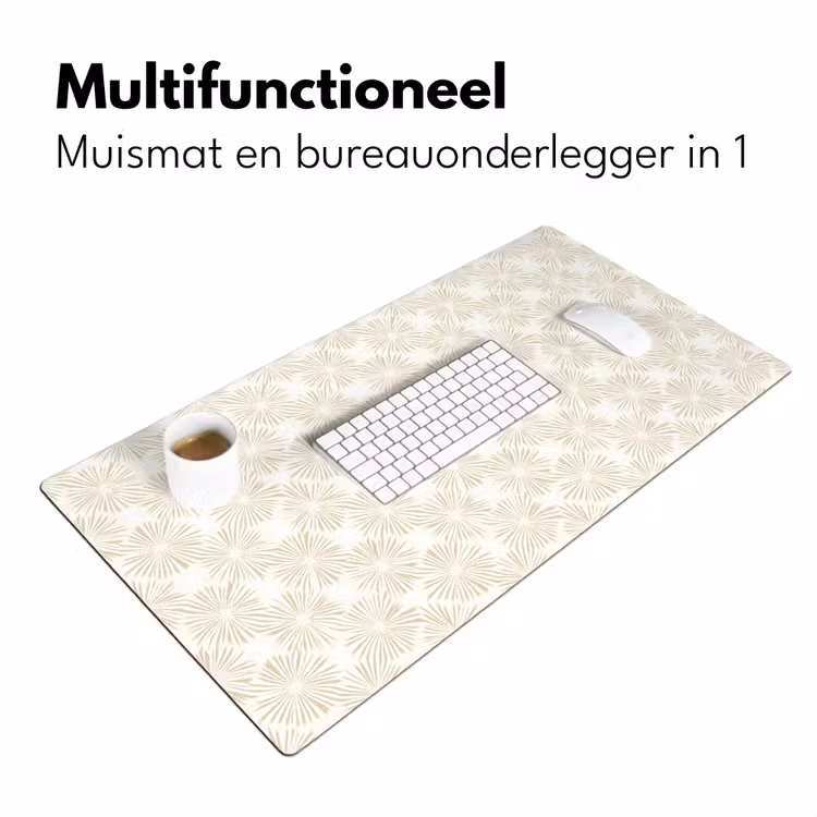 Bureau onderlegger - Abstract - Motief - Beige — 7
