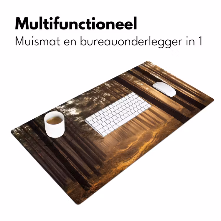 Bureau onderlegger - Bos - Mist - Zonlicht — 7