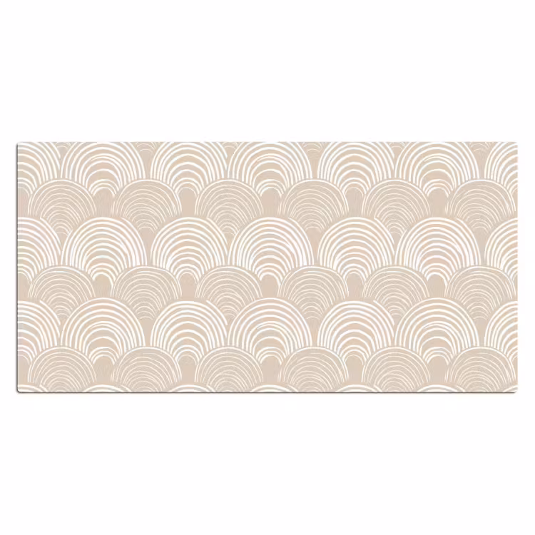 Bureau onderlegger - Golven - Structuur - Beige — 2