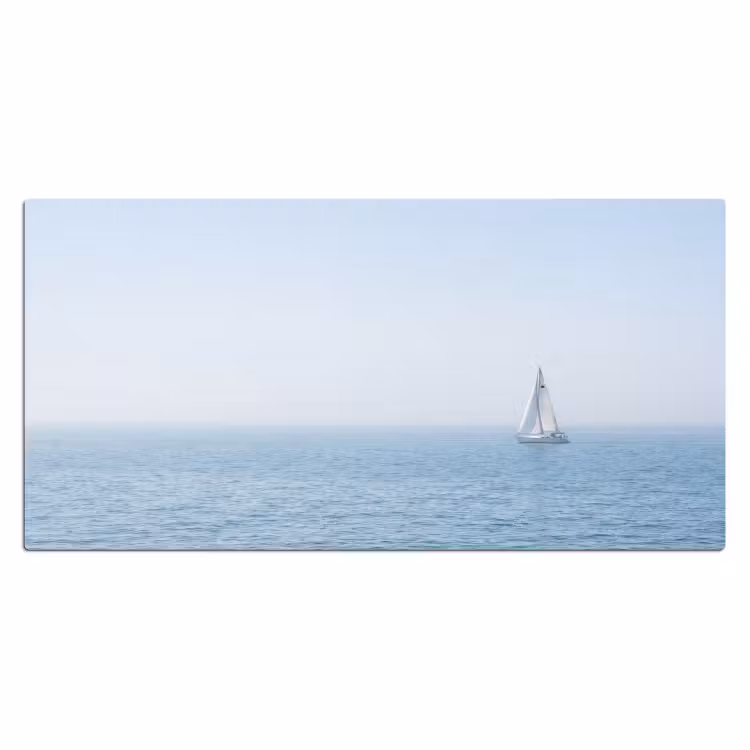 Bureau onderlegger - Horizon - Zeilboot - Zee — 2