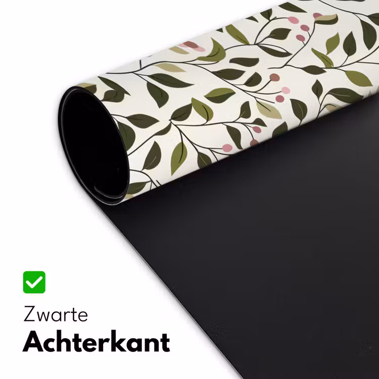 Bureau onderlegger - Bladeren - Bessen - Roze — 5