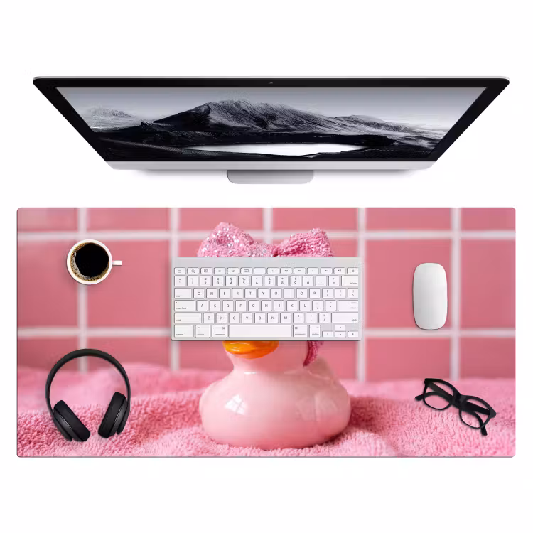 Bureau onderlegger - Badeend -Strik - Roze — 4