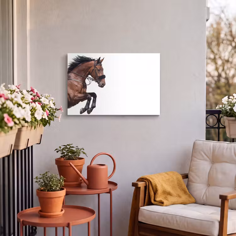 Buiten canvas - Paard - Springen - Modern — 3