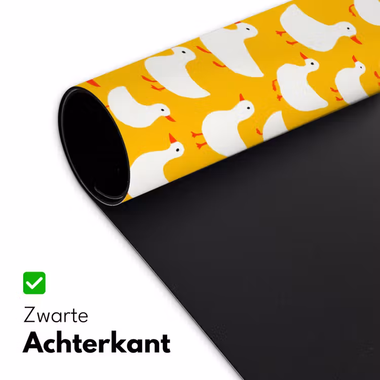Bureau onderlegger - Eendjes - Patroon - Geel — 5