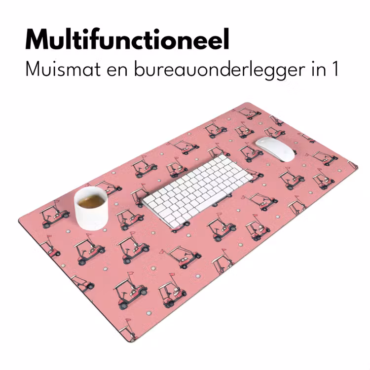 Bureau onderlegger - Golfkar - Retro - Roze — 7
