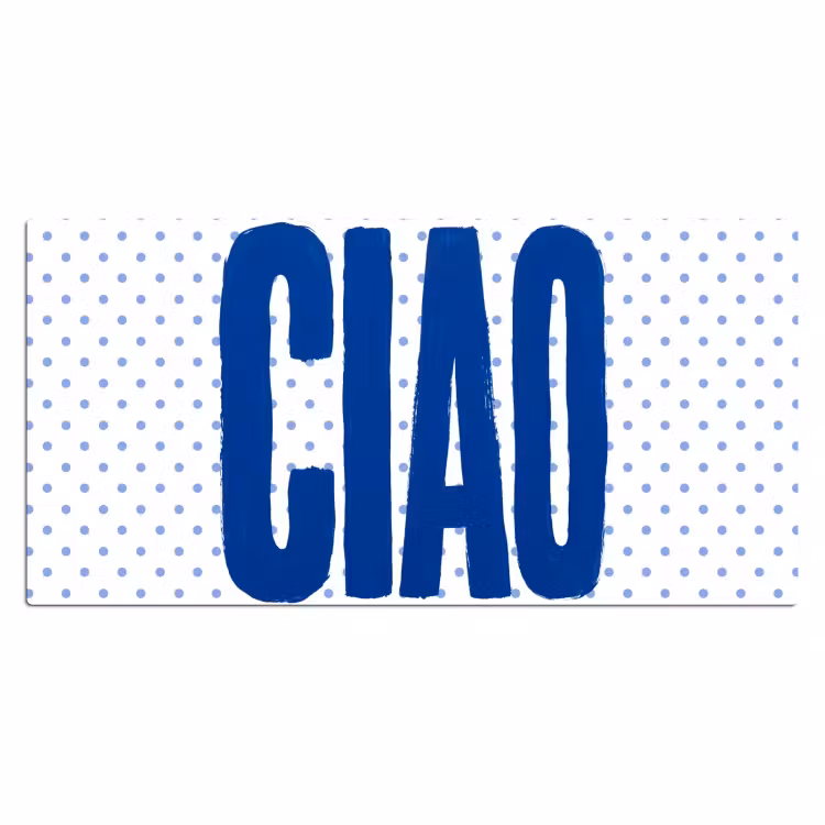 Bureau onderlegger - Ciao - Blauw - Stippen — 2