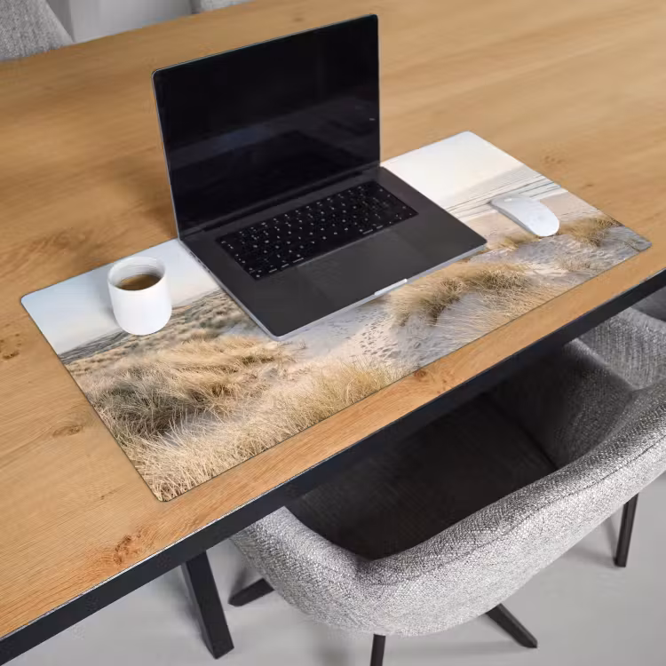Bureau onderlegger - Duinen - Strand - Beige — 3