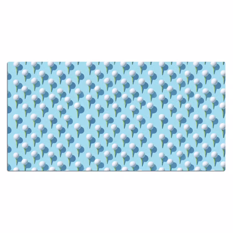 Bureau onderlegger - Golf - Ballen - Blauw — 2