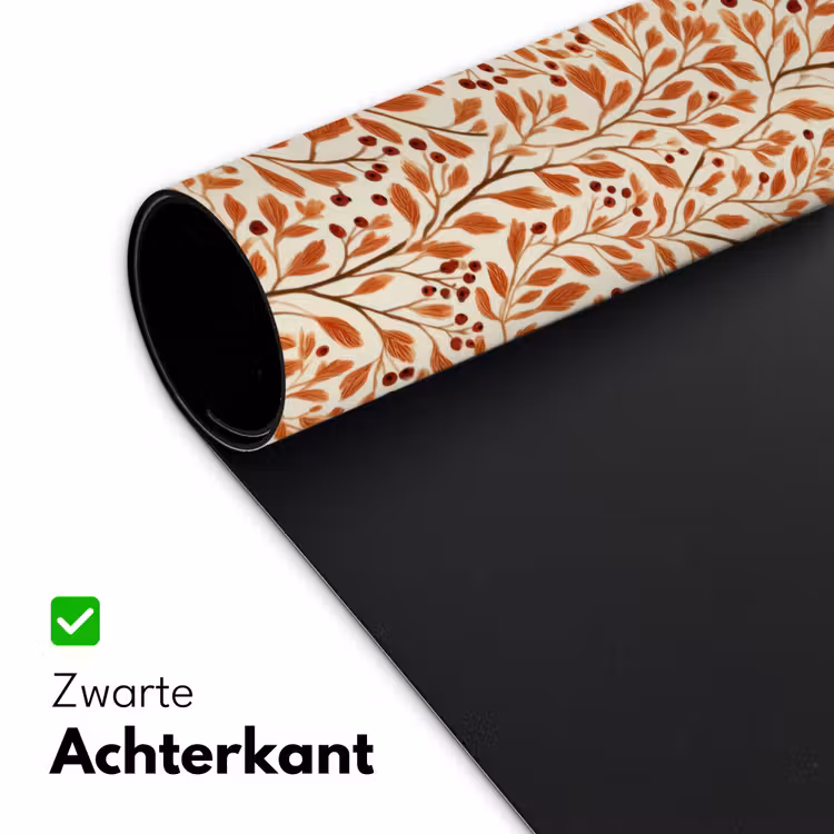 Bureau onderlegger - Bladeren - Botanisch  - Terracotta — 5
