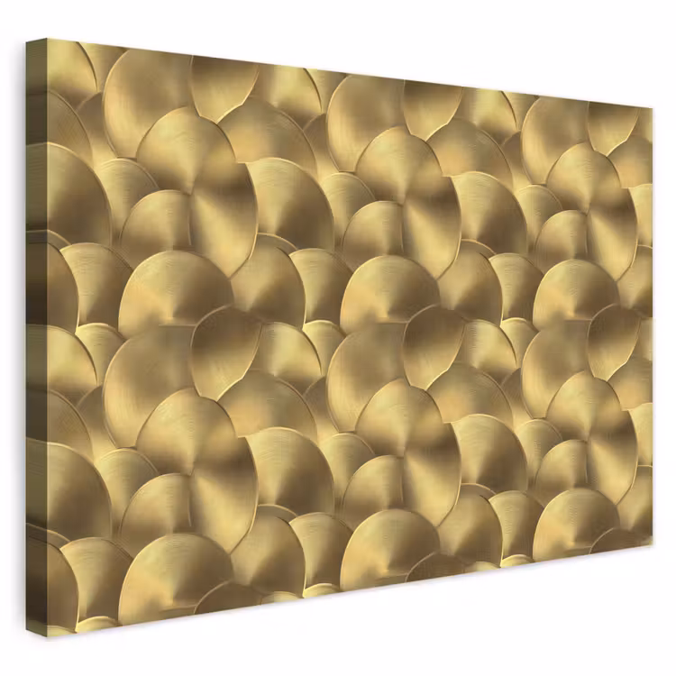 Buiten canvas - Modern - Cirkel - Goud — 1