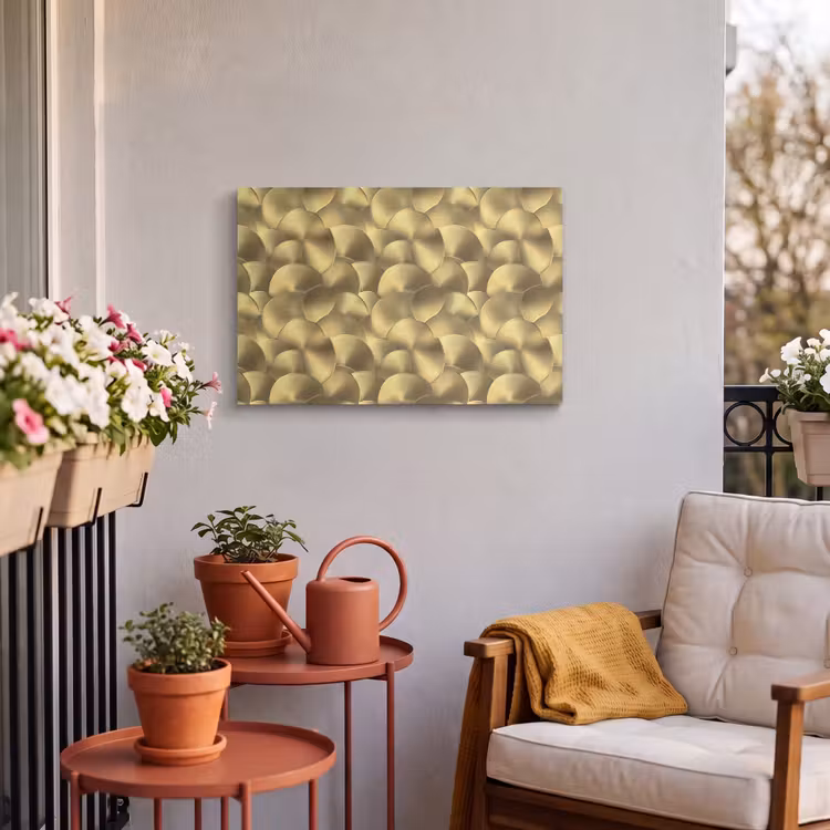 Buiten canvas - Modern - Cirkel - Goud — 3