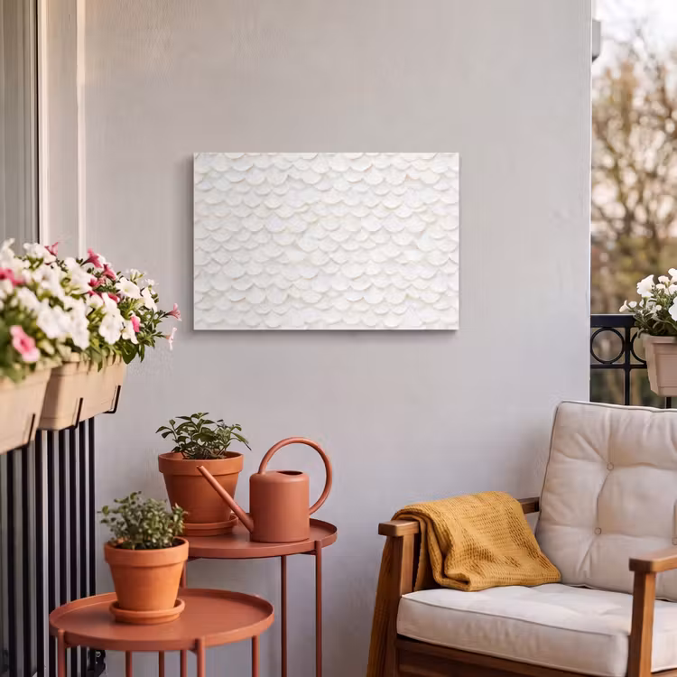 Buiten canvas - Schubben - Wit - Elegant — 3