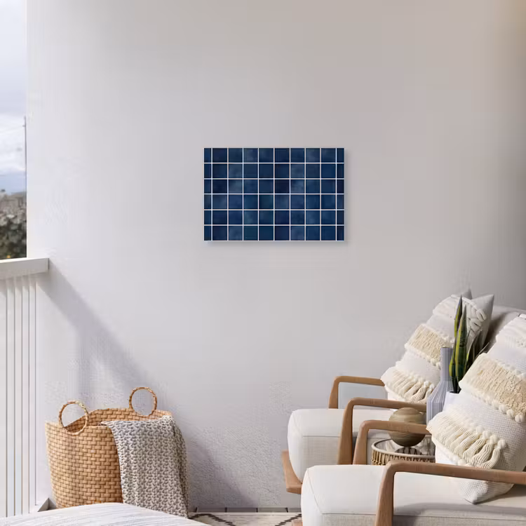 Buiten canvas - Tegel - Modern - Blauw — 3