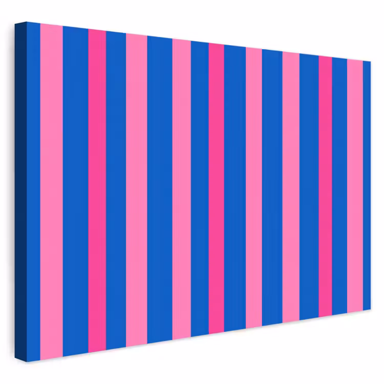 Buiten canvas - Modern - Optisch - Roze — 1