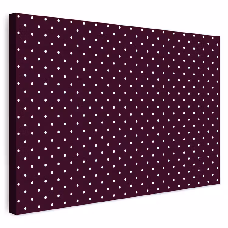 Buiten canvas - Stippen - Modern - Paars — 1