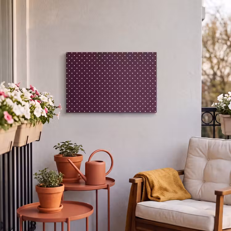 Buiten canvas - Stippen - Modern - Paars — 3