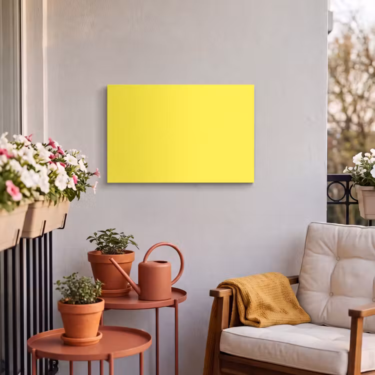 Buiten canvas - Soft - Custard - Geel — 3