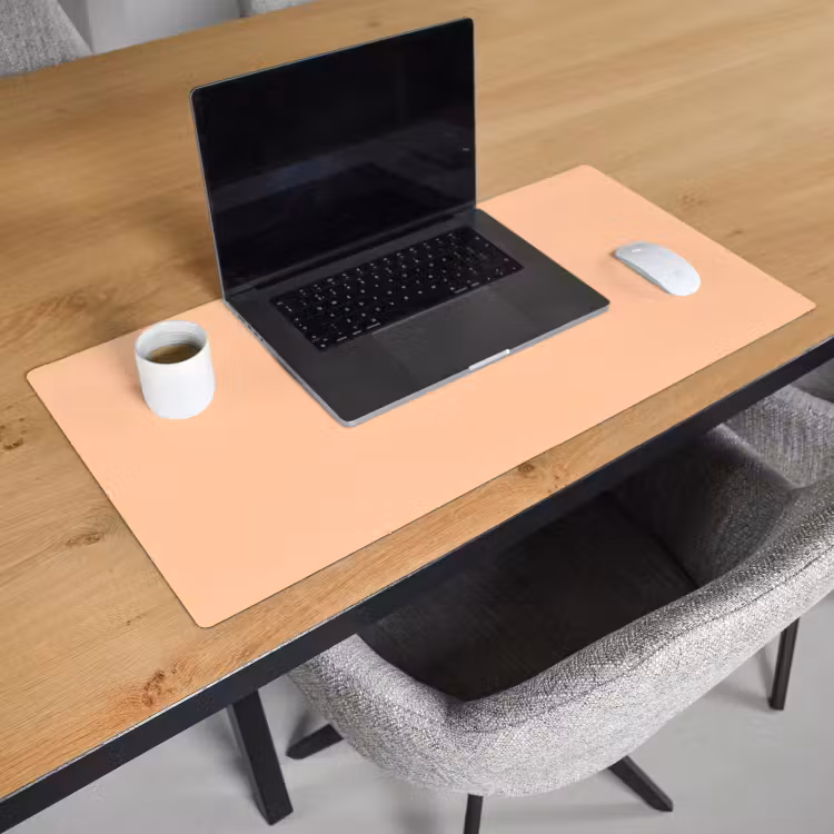 Bureau onderlegger - Apricot - Blush - Nude — 3