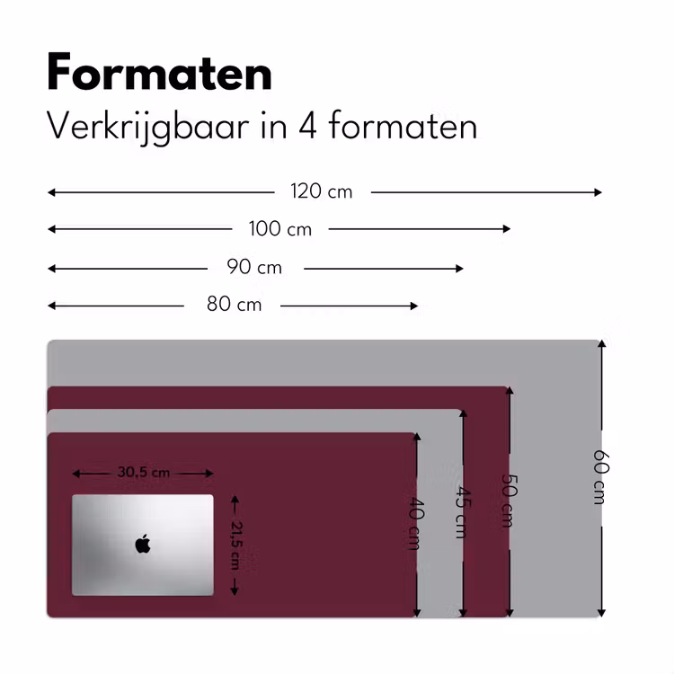 Bureau onderlegger - Deep - Plum - Paars — 8