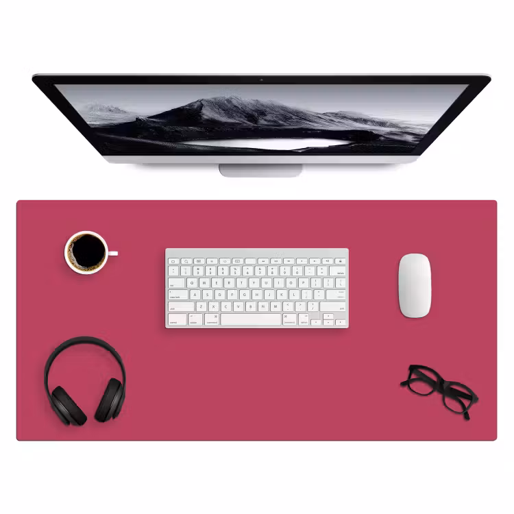 Bureau onderlegger - Deep - Berry - Rood — 4