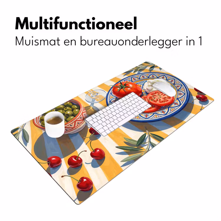 Bureau onderlegger - Fruit - Groenten - Kunst — 7