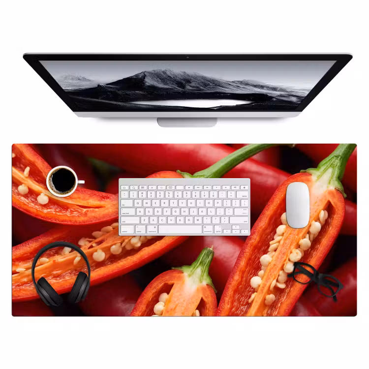 Bureau onderlegger - Chilipeper - Open - Rood — 4
